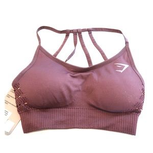Purple wash Gymshark seamless sports bra in XS.